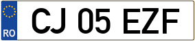 Truck License Plate